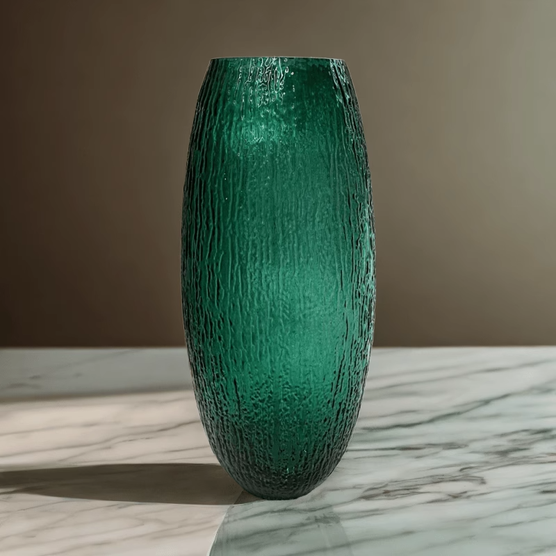 欧式大菩提绿色花瓶玻璃轻奢高级感落地多功能水培器皿绿植,家居饰品,花瓶,淘宝优惠券,粉丝福利购,淘宝优惠卷