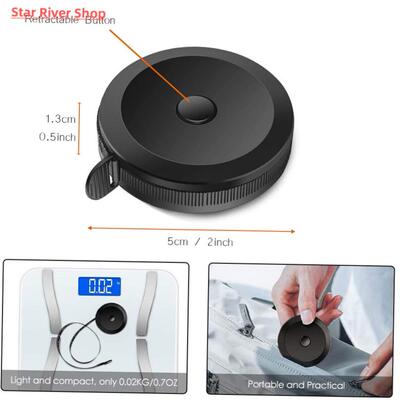 150cm Mini Tape Meter Tape Tailor Ruler Keychain Measuring T