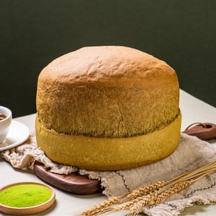 【列巴姐】抹茶味红豆大列巴面包哈尔滨特产（改良版）赠袋子