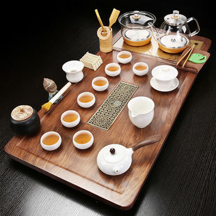 茶盘高端大气上档次家用茶盘全自动底部上水烧水一体轻奢现代茶具