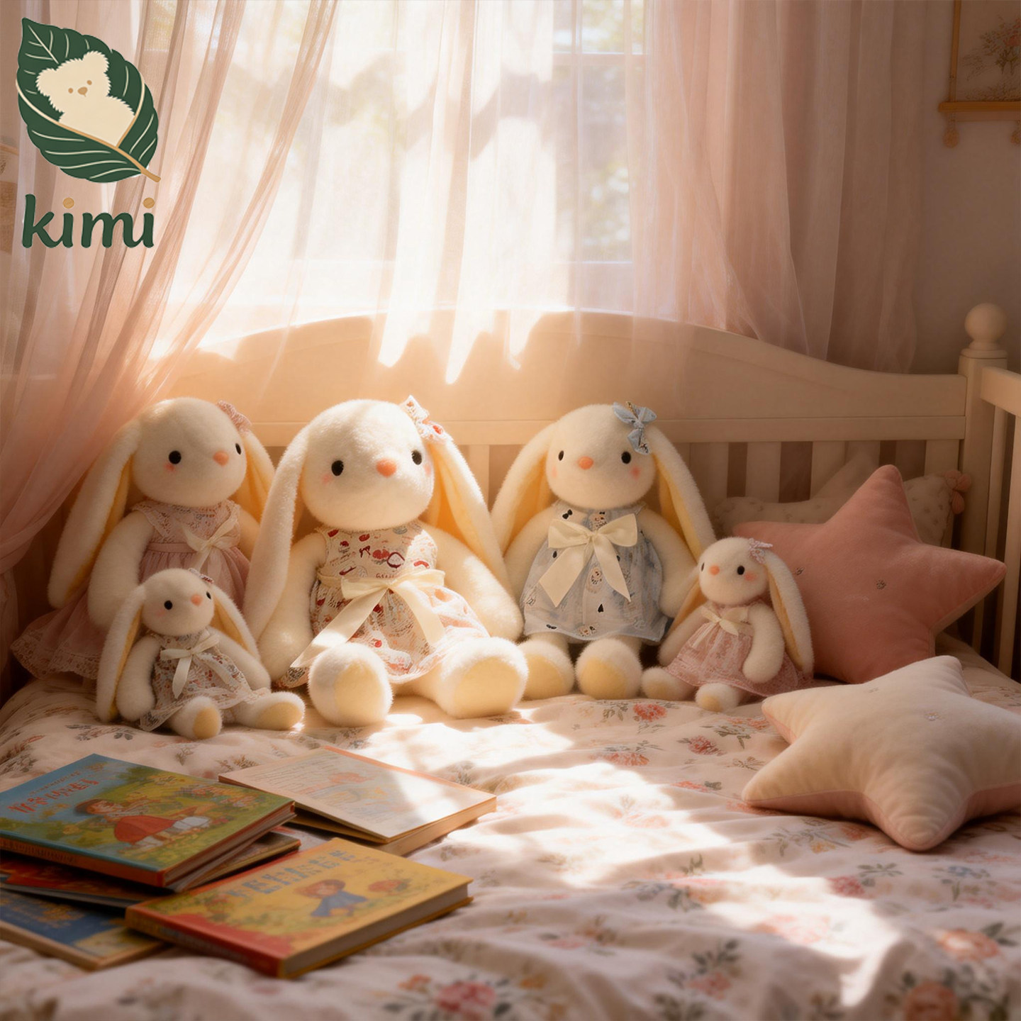 可爱垂耳兔兔子玩偶长耳朵兔布娃娃睡觉抱枕女生床上公仔毛绒玩具