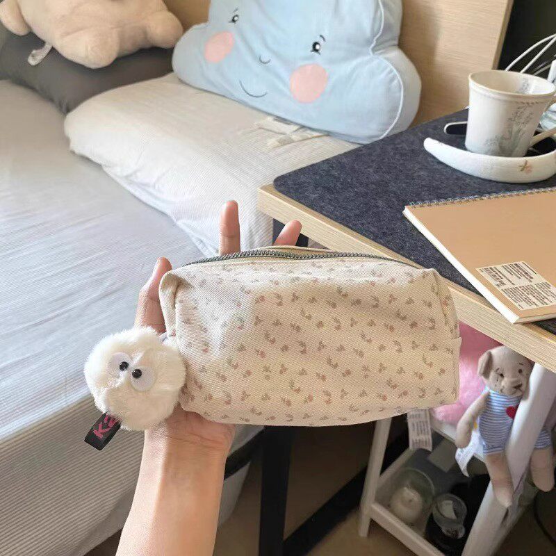 小清新大容量碎花笔袋ins日系女生文具盒2026年新款铅笔盒高颜值