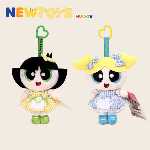 NewToys 正版可爱飞天小女警洛丽塔裙子玩偶泡泡公仔包挂件钥匙扣