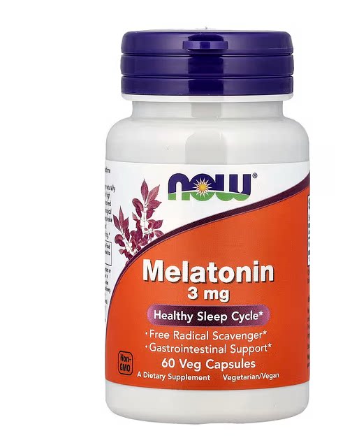NOW诺奥melatonin褪褪黑素/γ-氨基丁酸