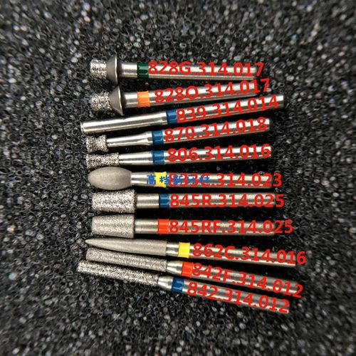 德国梅森格嵌体备牙套装 嵌体车针 嵌体预备车针金钢砂 单支