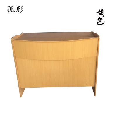 新s款教师实木课桌多媒体迎宾台演讲台校园老师讲桌多层板教室学