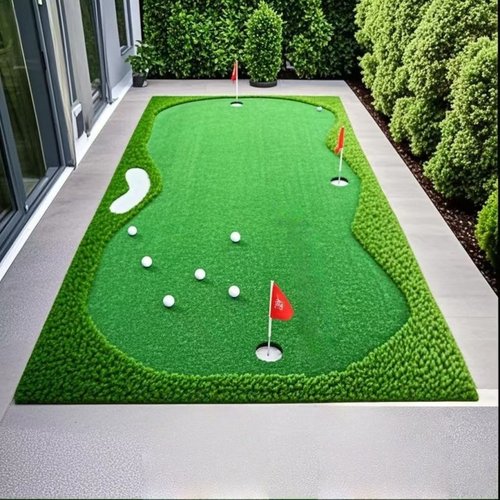 室内高尔夫推杆练习器家庭办公室推杆练习毯私人便携式推杆练习垫