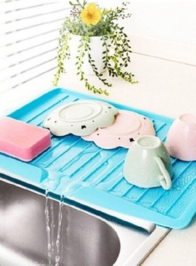 Creative Drain Tray Plastic Rectangular Storage Rack Multifu