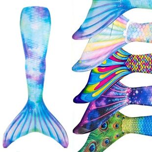 2023 New Kids Girls Swimming Mermaid Tail Mermaid Costume Co