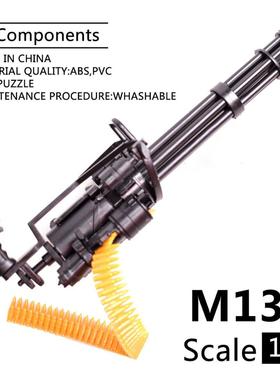 1/6 Scale M134 Minigun Gatling Machine Gun Assemble Model Ar