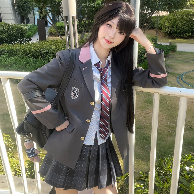 墨秋JK日系学院风榛果西装外套