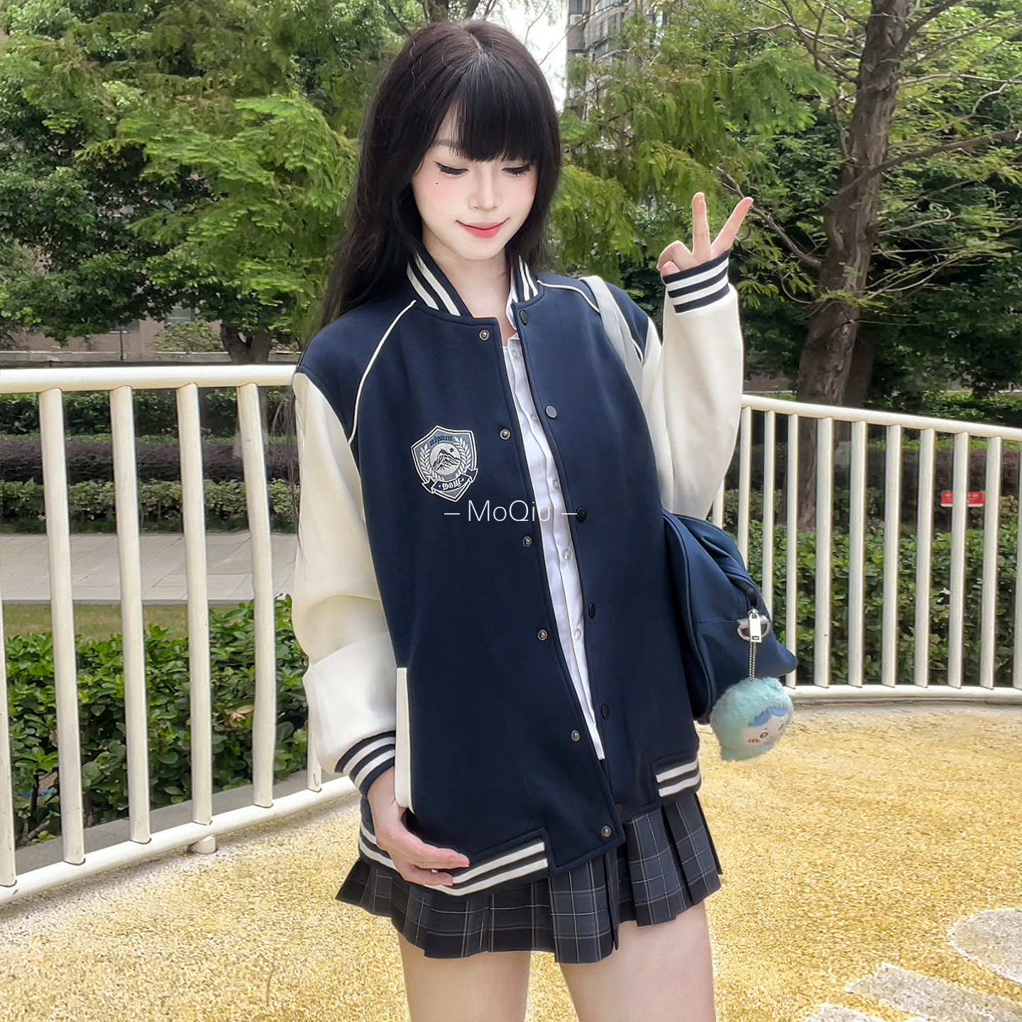 JK制服山野中棒球服女2025年冬季