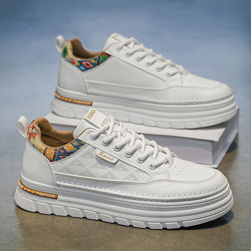 网红爆款男鞋春季小众原创百搭休闲板鞋男士运动厚底小白潮鞋,流行男鞋,单鞋,淘宝优惠券,粉丝福利购,淘宝优惠卷