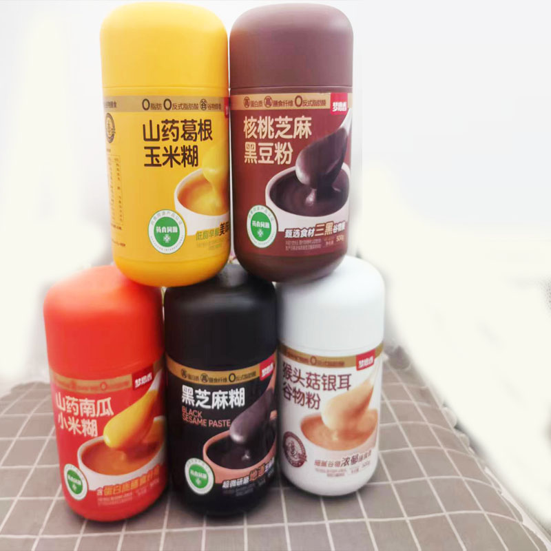 梦思香黑芝麻糊猴头菇银耳红豆薏谷物营养配方粉