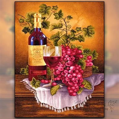 高级感十字绣2025新款满绣欧式餐厅风景简单diy自制刺绣钻石贴画