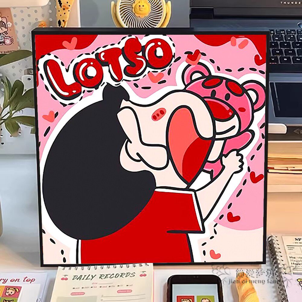 蜡笔小新十字绣新款2026客厅卡通人物点钻石画粘砖石秀DIY简单绣