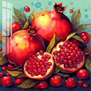 多子多福石榴十字绣2025新款小件线绣客厅餐厅简单新手自己绣手工