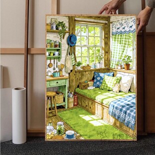 十字绣半成品自己绣2026新款治愈系绿色小屋手工自制刺绣钻石贴画