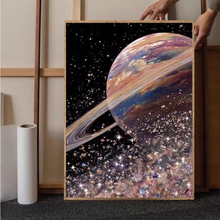 高级感十字绣2026新款满绣唯美星河宇宙手工diy小件刺绣钻石贴画