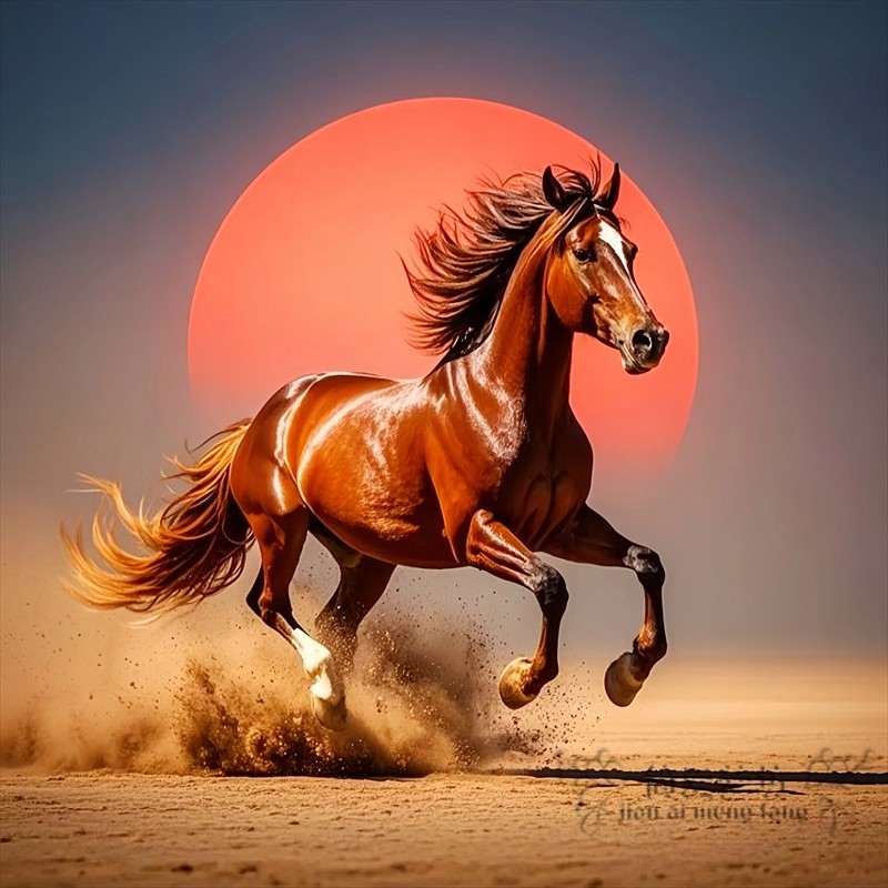 印花十字绣2026新款客厅卧室满绣马年骏马奔腾手工刺绣钻石贴画款