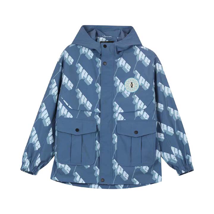 2025年春季新款七波辉童装男童休闲风衣外套儿童拉链上衣短款