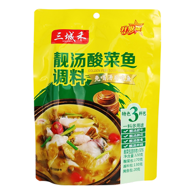 三城禾靓汤酸菜鱼调料320g