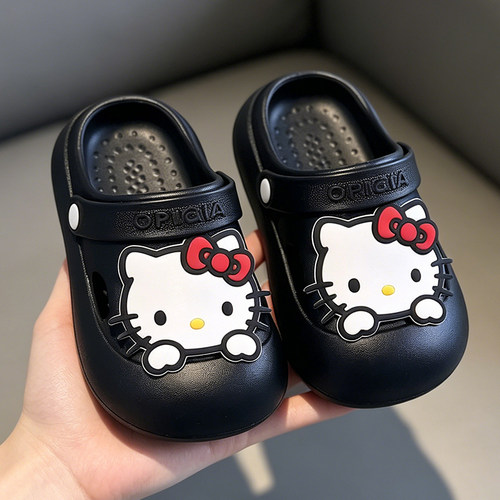儿童可爱洞洞鞋防滑防撞厚底轻便