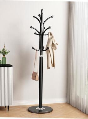 Big coat rack stand clothes holder hat hanger wooden cloth