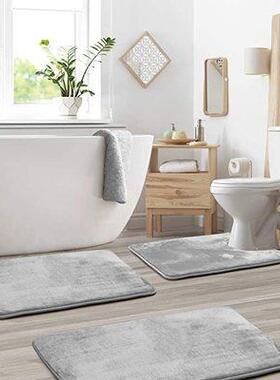 Floor Mat Door Mat Bathroom Carpet Toilet Seat Cover浴室地垫