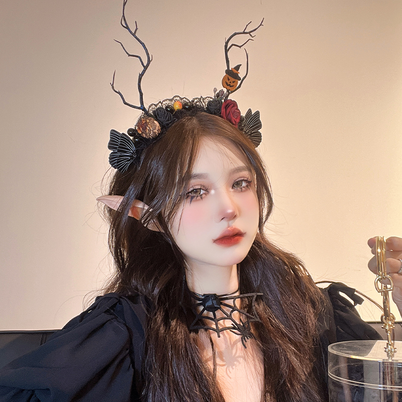 万圣节装扮拍照头饰发箍发光头箍