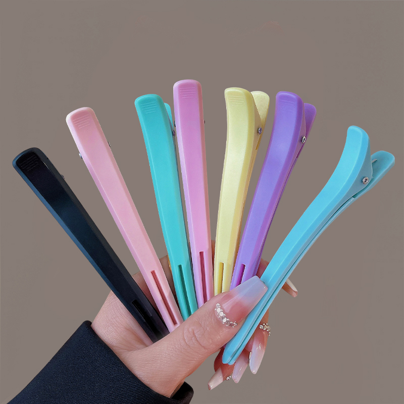 彩色洗脸化妆无痕发夹侧边刘海夹