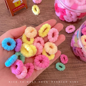 糖果色宝宝不伤发发圈女扎头发橡皮筋弹性好头绳儿童发绳头饰皮套