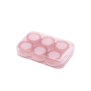 隐形眼镜盒美瞳盒子便携收纳盒护理盒高级感伴侣盒双联盒多副ins