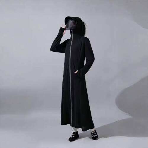 防晒衣女长款全身防紫外线轻薄upf50+冰丝防晒服长袖