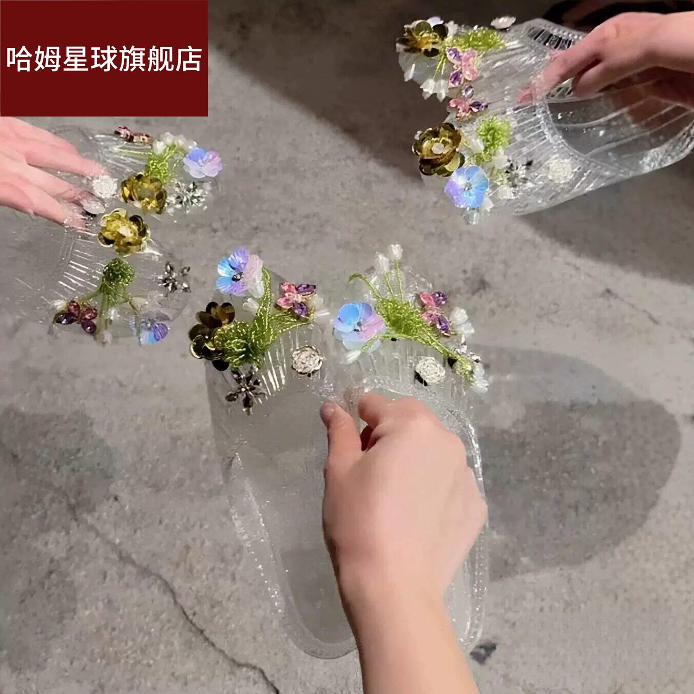 【公主的水晶鞋】闺蜜同款水晶拖鞋防滑防臭果冻鞋旅游沙滩鞋凉拖