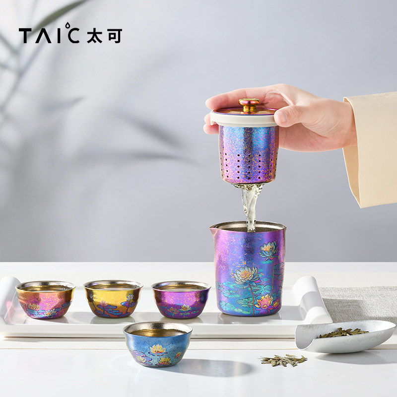 taic钛艺泡茶器纯钛无异味