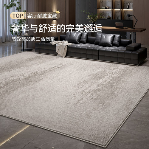 兴连心地毯客厅意式极简防水防污