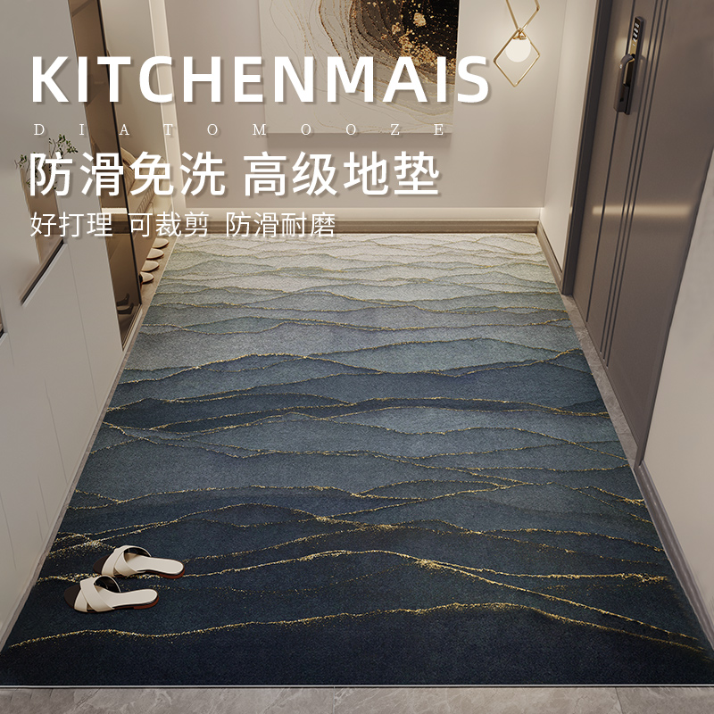 兴连心现代简约免洗入户门地垫