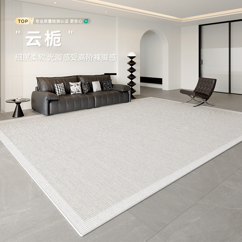 地毯客厅卧室2025新款床边免洗可擦轻奢高级感家用沙发空调房地垫