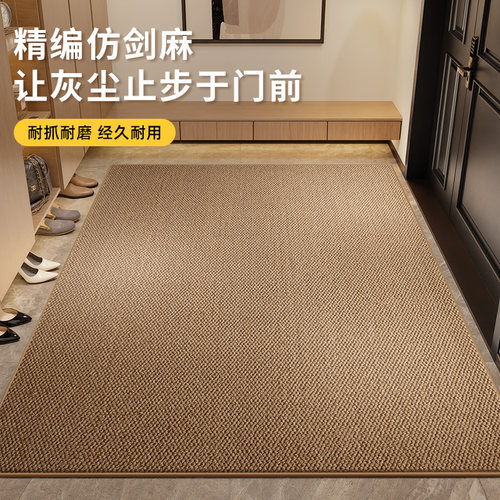 仿剑麻入户门地垫玄关家用进门