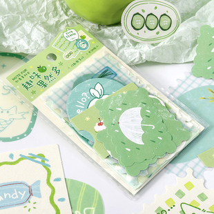 NOTE FOR 多尺寸手帐素材包《趣味果然多》丰富插画趣味日常记录多材质特种纸手帐DIY拼贴打底装饰素材