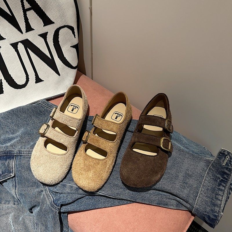 【demi】时尚勃肯鞋2025新款复古平底浅口圆头单鞋女MTX57711-H,女鞋,勃肯鞋/软木鞋,淘宝优惠券,粉丝福利购,淘宝优惠卷