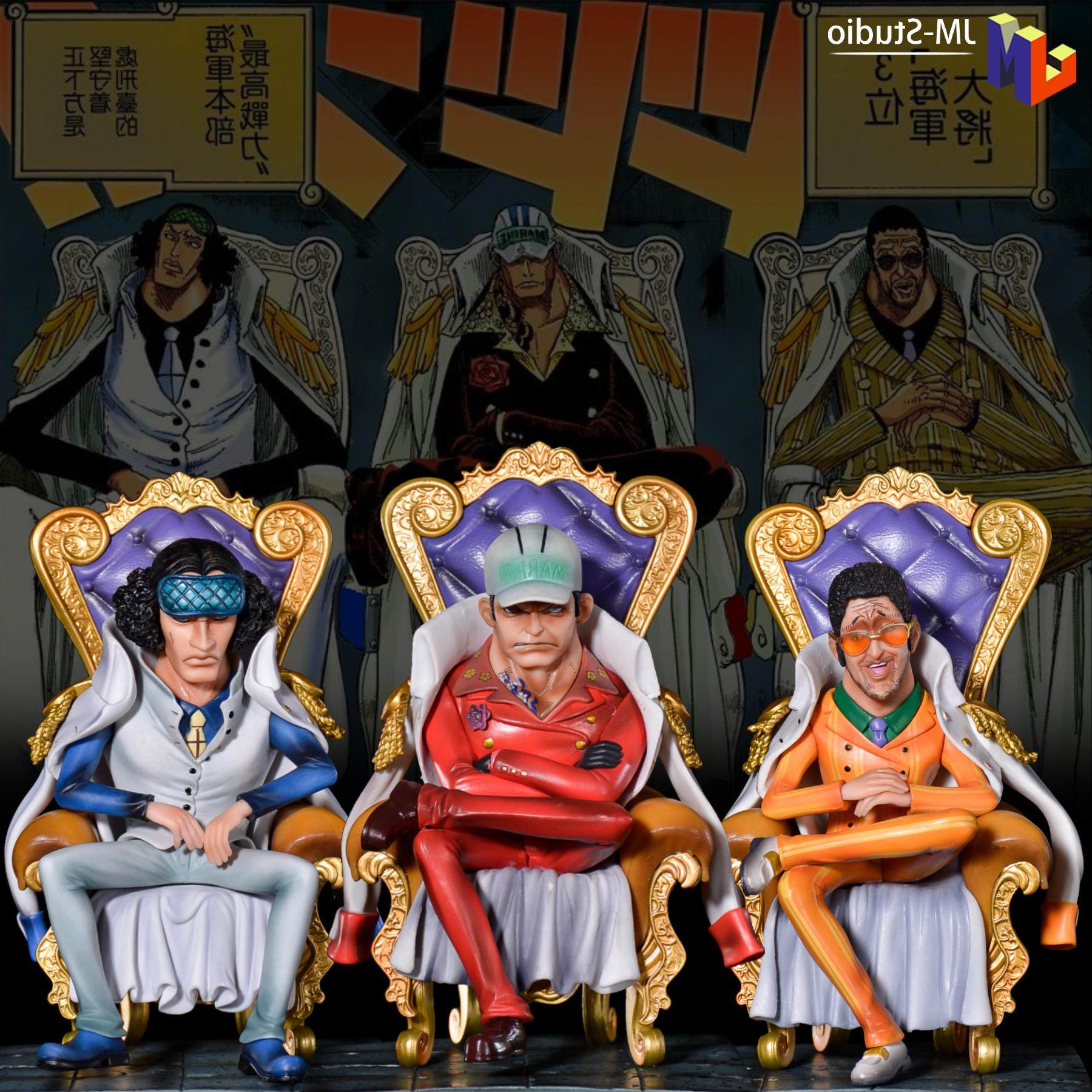 航海王 海贼王手办gk海军三大将藤虎赤犬黄猿青雉战国卡普坐姿摆件模型 图片价格品牌报价 原仓数据