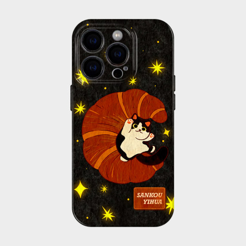 今夕月亮 适用iPhone17苹果16promax手机保护外壳全包15可爱搞怪趣味14有趣的创意ins艺术设计13小众不会撞壳