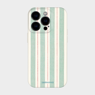 条纹布 pura70全包 适用华为iphone16promax手机保护壳新款 苹果15夏日小清新14简约轻奢ins风13艺术小众不撞款