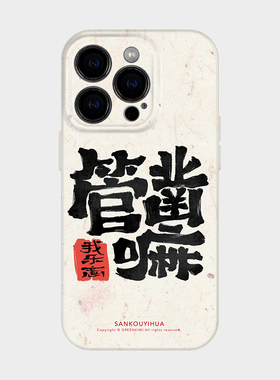管凿嘛 适用iPhone15苹果16pro max菲林手机壳全包14小众中国风13趣味艺术感12方言不会撞壳的mate60华为p70