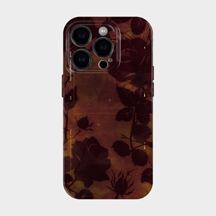 玫瑰私语 适用iphone17pm苹果16promax手机保护壳2025新款15plus女生高级感轻奢14小众独特13艺术ins设计感12