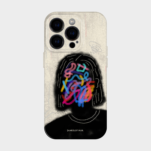 别想太多 适用iphone17苹果16promax手机保护壳小米15高级感艺术14独特的设计感小众13不会撞壳的华为pura70