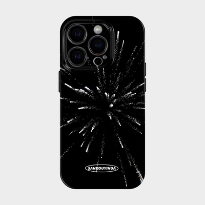 夜空烟花小众创意艺术手机壳