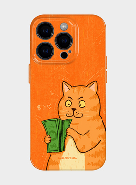 数钱 适用iphone17苹果16promax手机保护壳15女生新款14可爱搞怪趣味有趣13小众不撞款华为mate70全包外壳p60